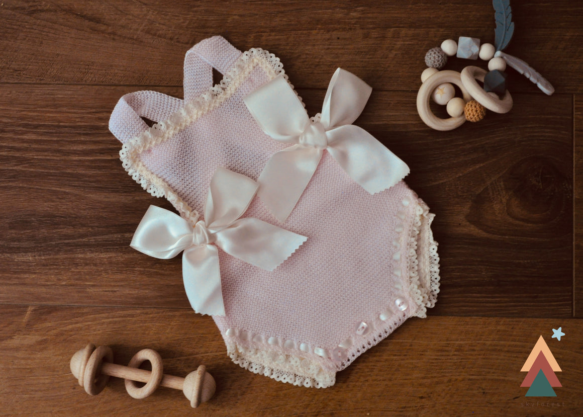 Newborn Girl Coming Home Outfit, baby blue baby Romper, Baby girl take home romper