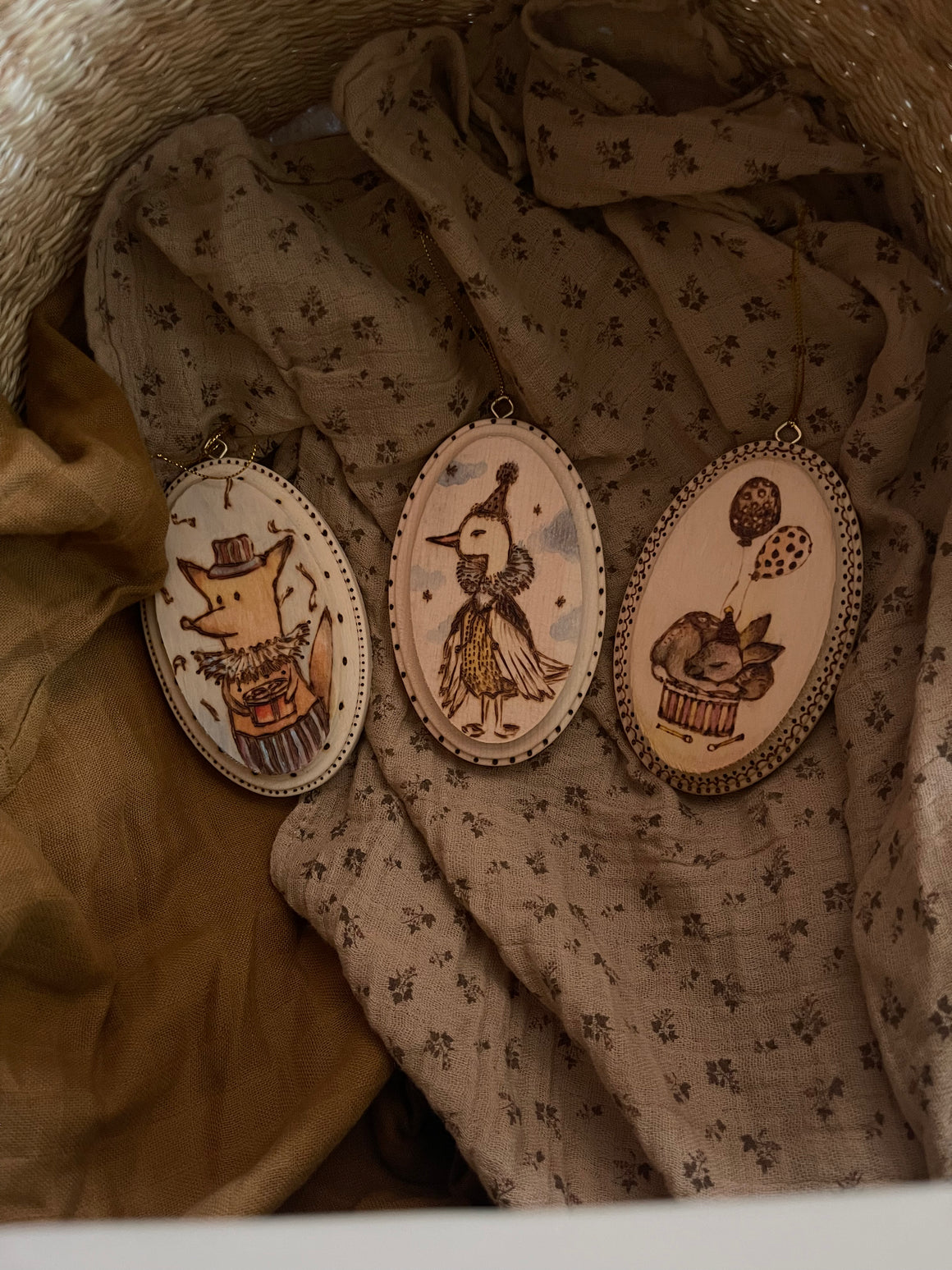 Bambi on the drum set nursery wall mount