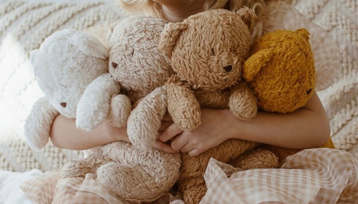 Moonie Bear - Organic Humming Friend Bear Nightlight - Sleeping Aid - POLAR WHITE